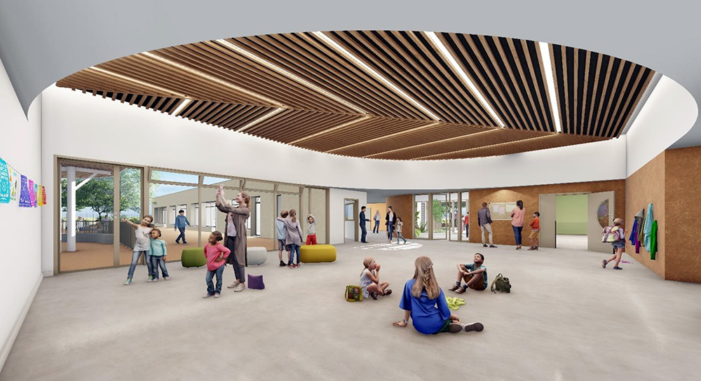 La salle d'activité de l'école d'Ox